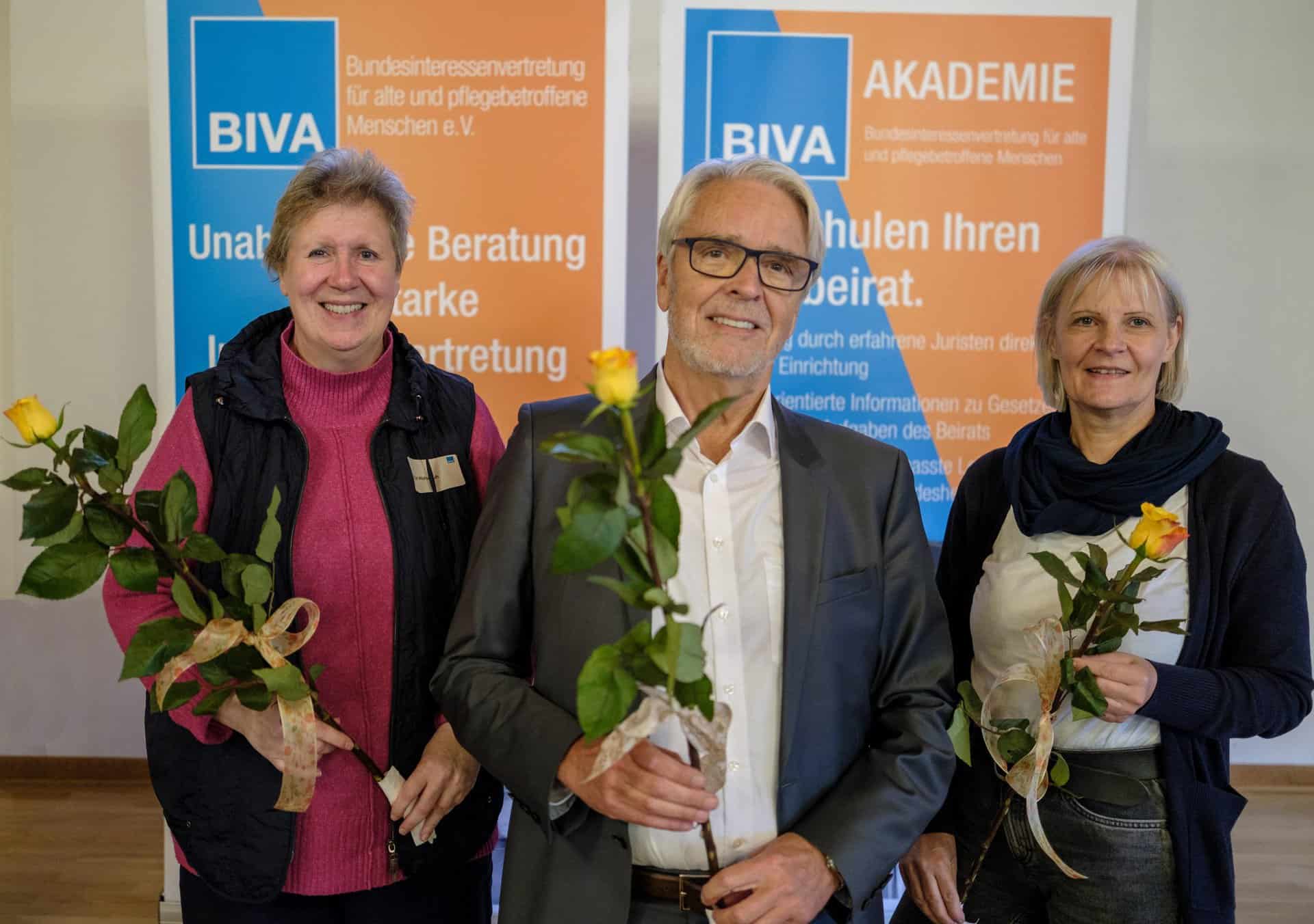 V.l.n.r.: Udja Holschuh, Dr. Manfred Stegger, Geschäftsführerin Frauke von Hagen