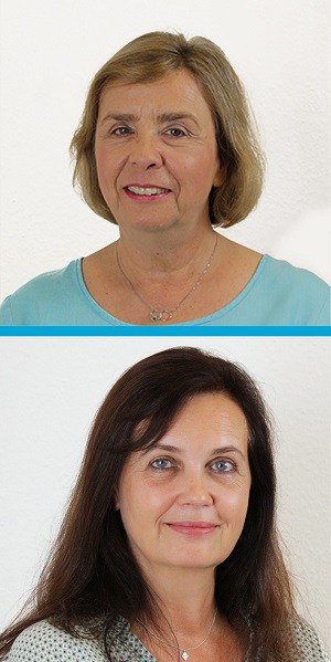 Porträts von Heidi Schmidt und Maria Sievers