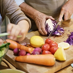 Senioren kochen
