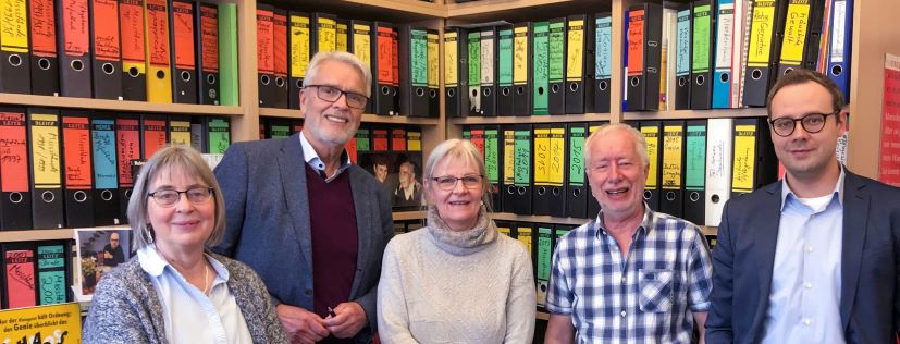 Übergabe des Archivs bei Herrn Fussek in München