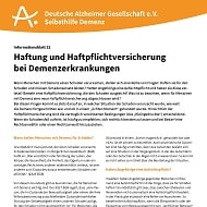 Screenshot Broschüre Haftung Demenz