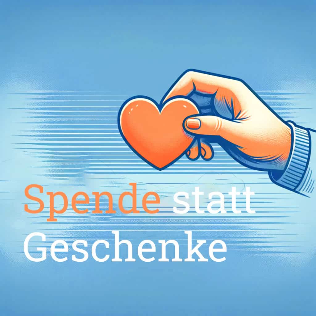 Spende statt Geschenk